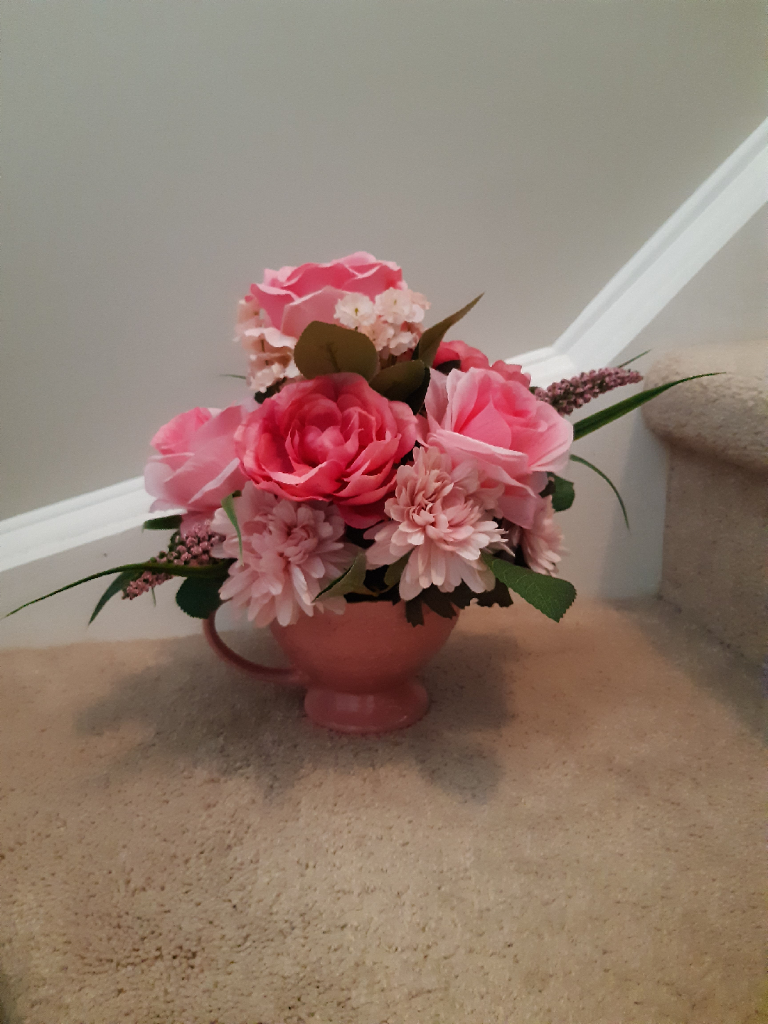 Touch of pink floral arrangement - photo 2