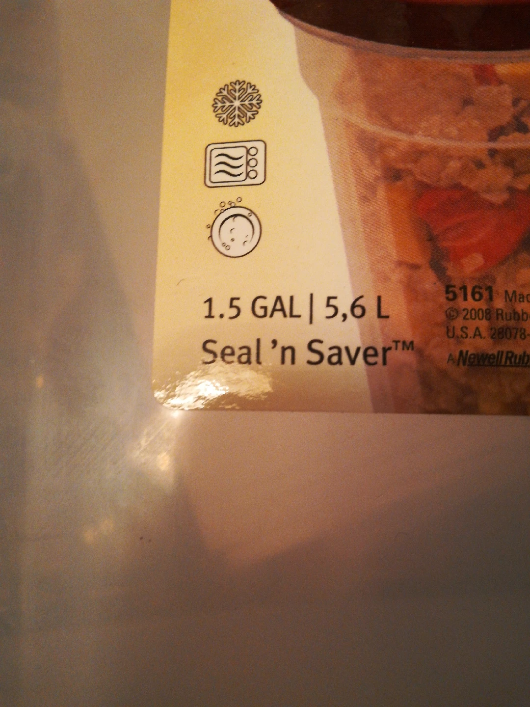 Rubbermaid Flex&Seal 1.5 Gal Container - photo 3