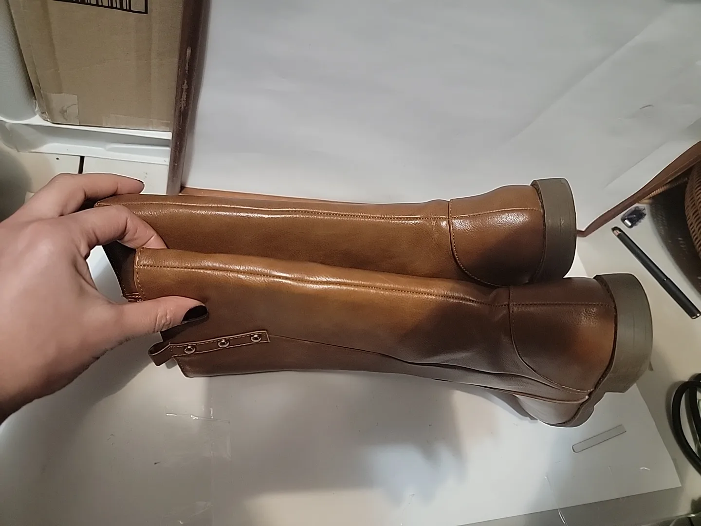 Brown Knee High Boots image indicator(5)