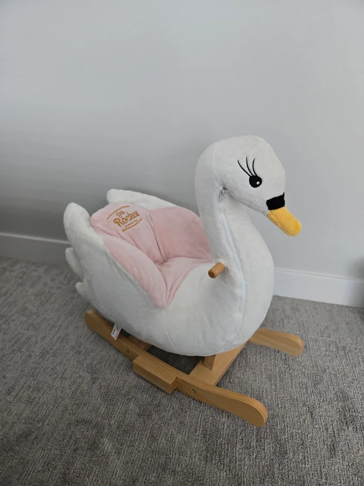 Rocker Swan Plush Ride-on Toy thumbnail