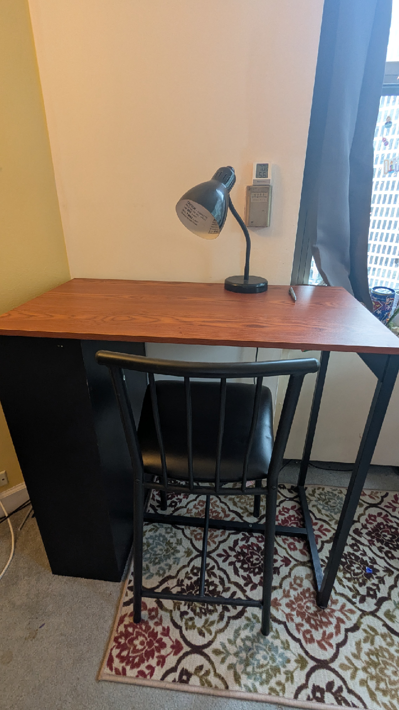Small & Compact Dining Table with two chairs - photo 4