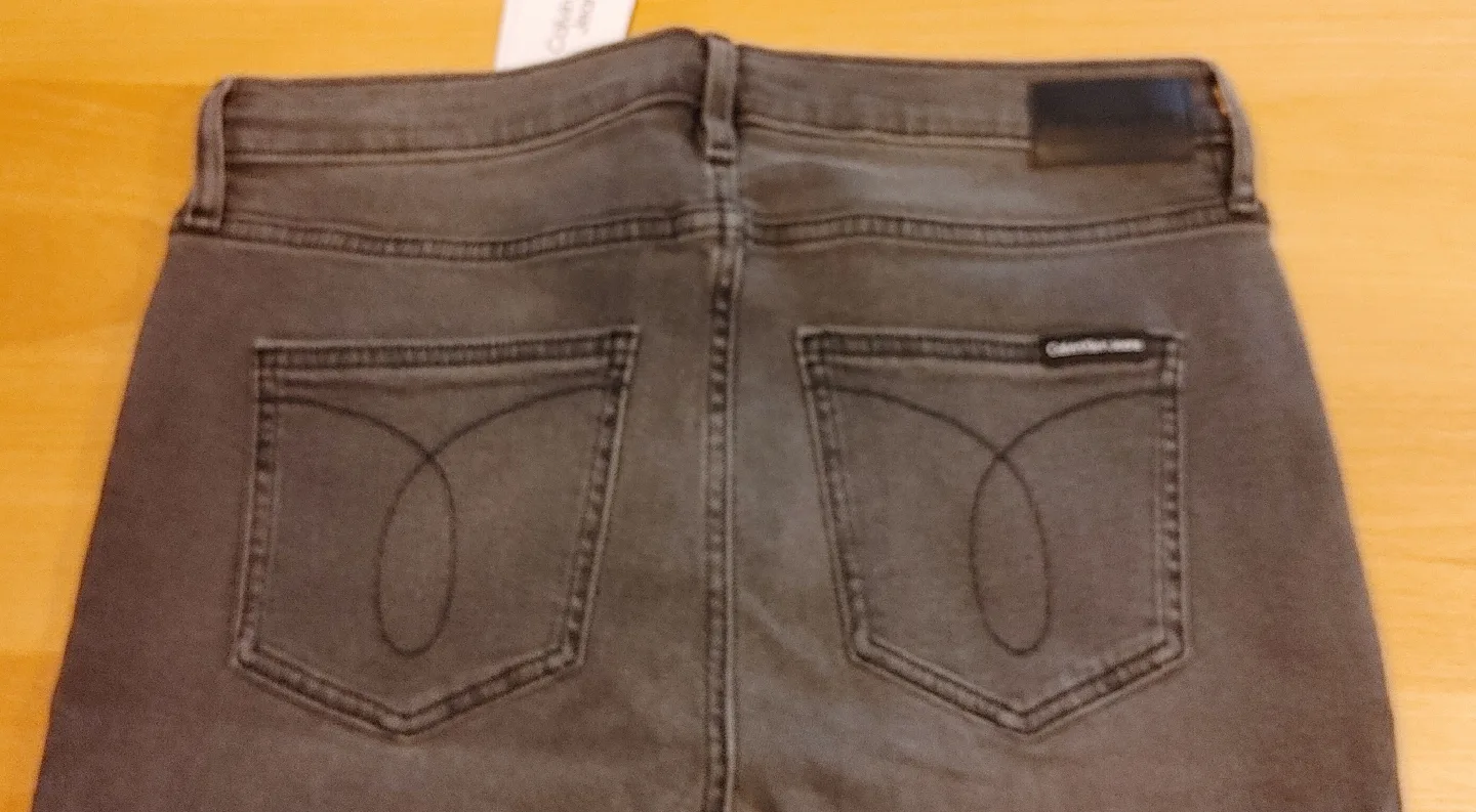 Calvin Klein Grey Denim Jeans image indicator(5)