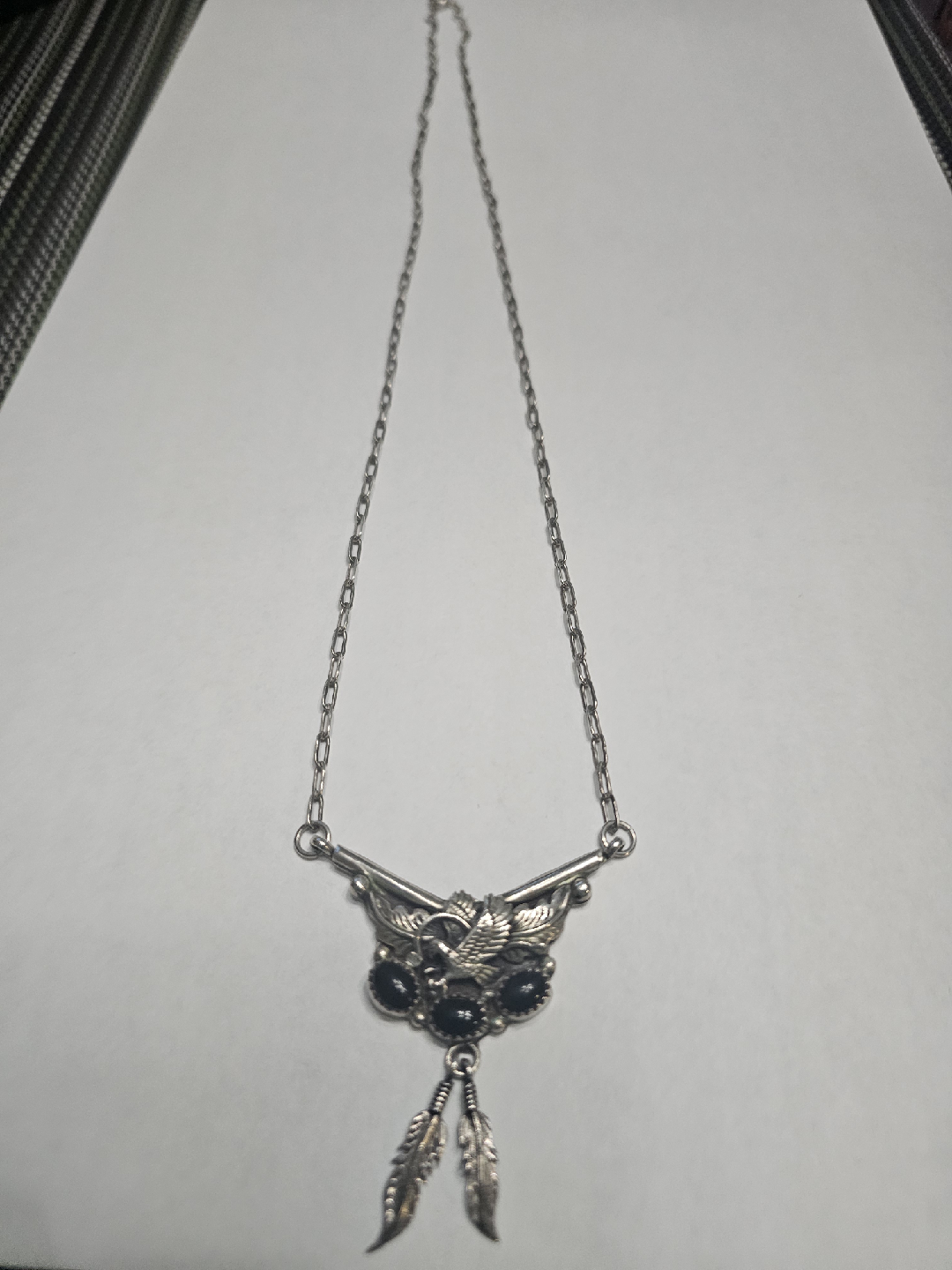 Sterling Silver Necklace & Earrings Set - photo 2