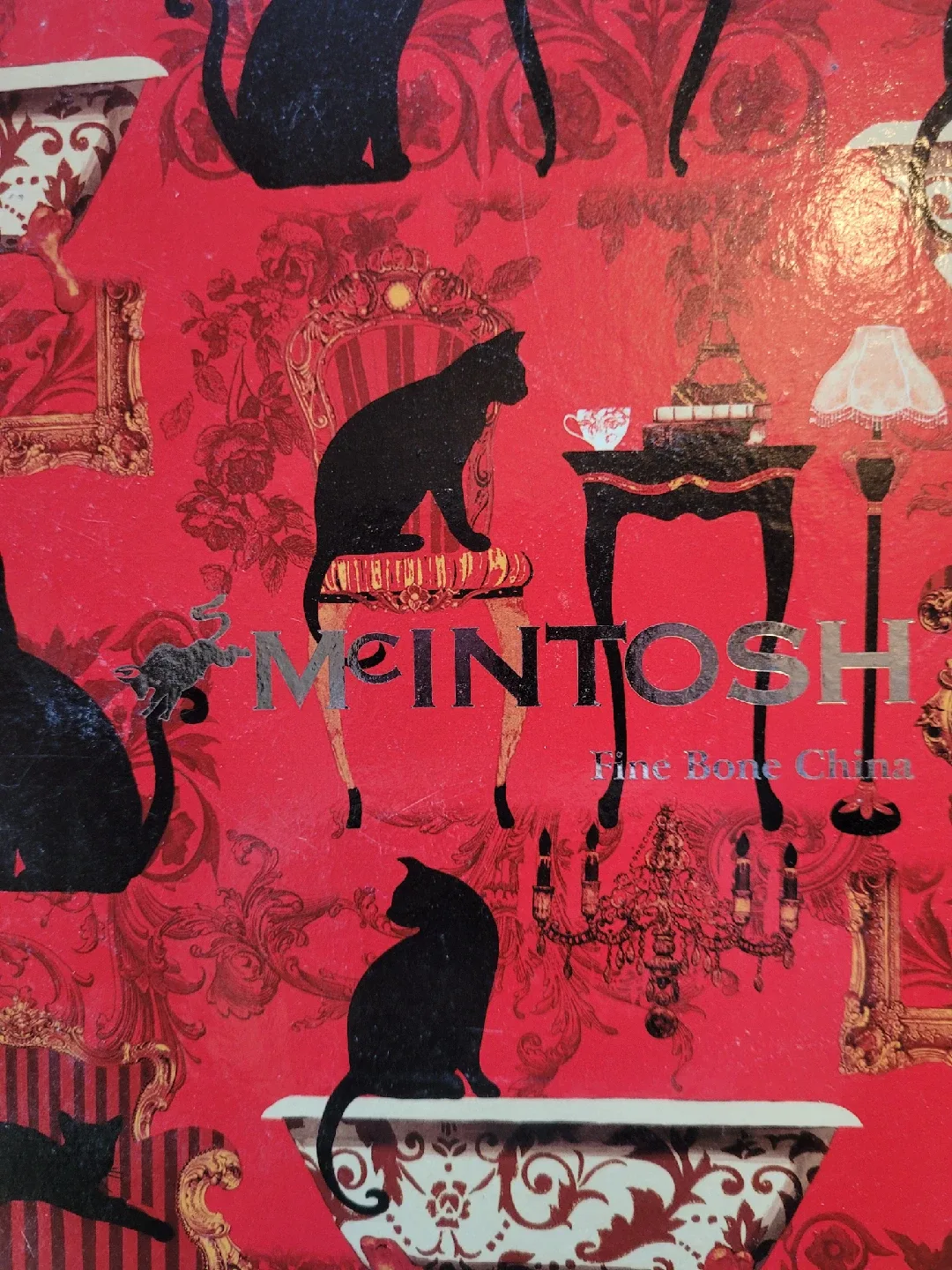 McIntosh Fine Bone China Cat Mugs (Set of 4) image indicator(2)