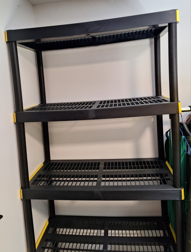 Black 5-Tier Storage Shelf - photo 2