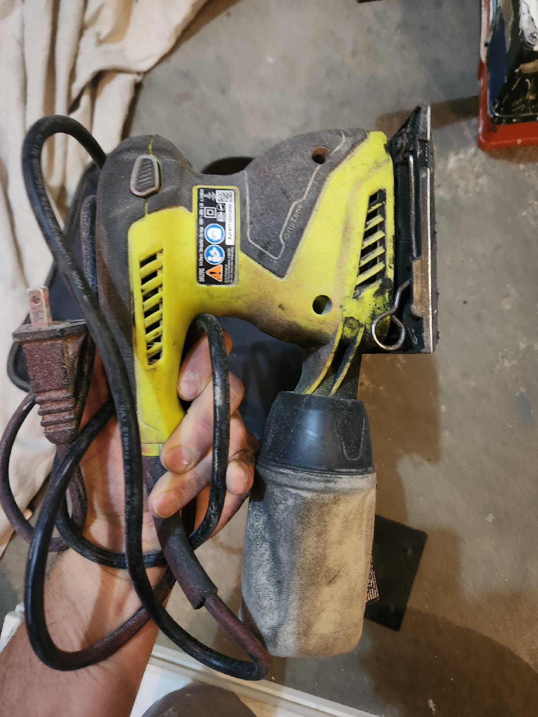 Ryobi Square Sander with Case - photo 3