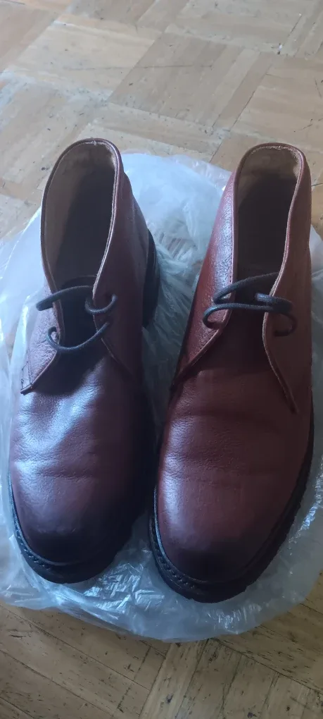 Leather Ankle Boots - Brown thumbnail