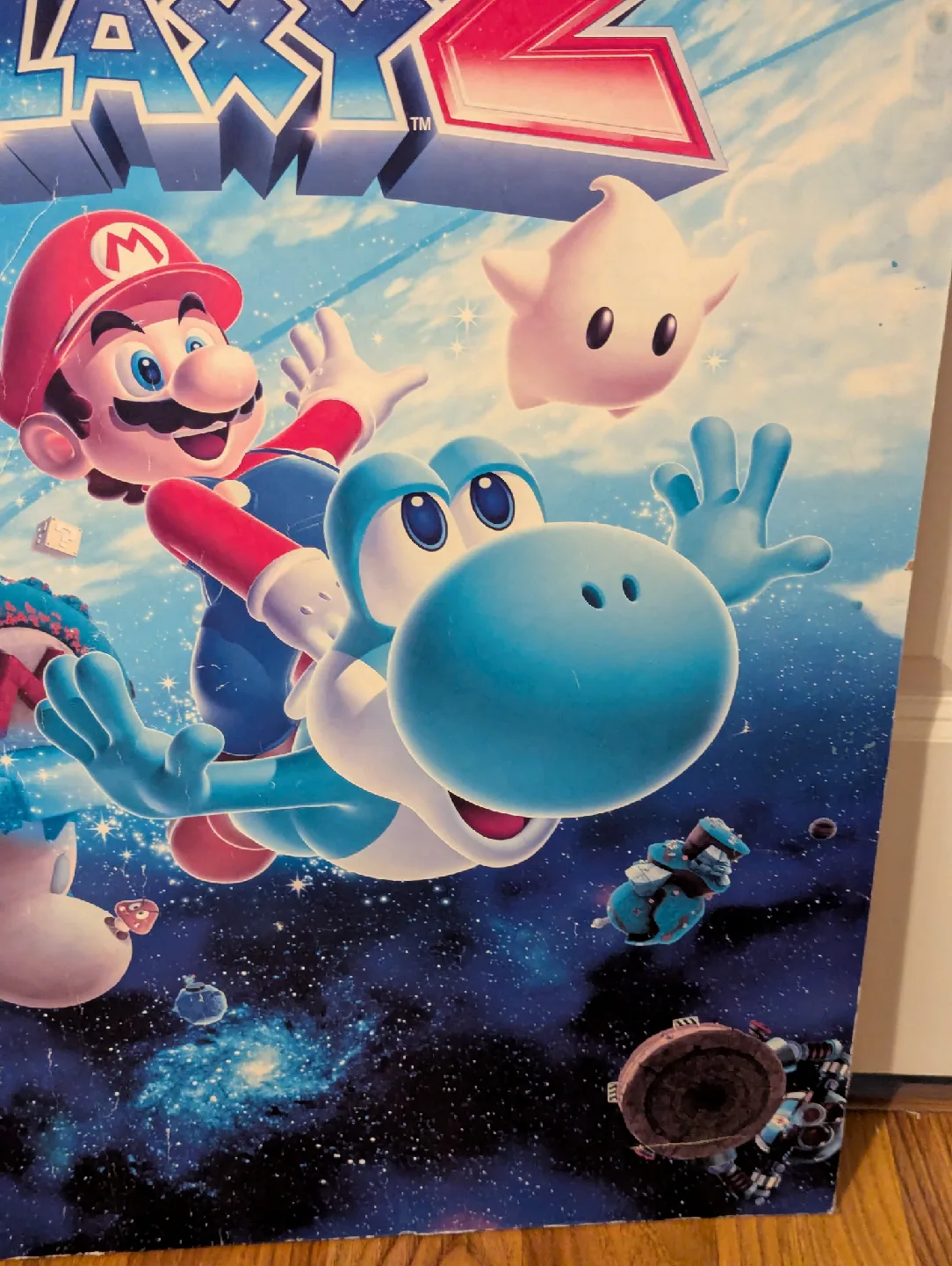 Super Mario Galaxy 2 Poster on frame 22 x 30 🥕 image indicator(6)