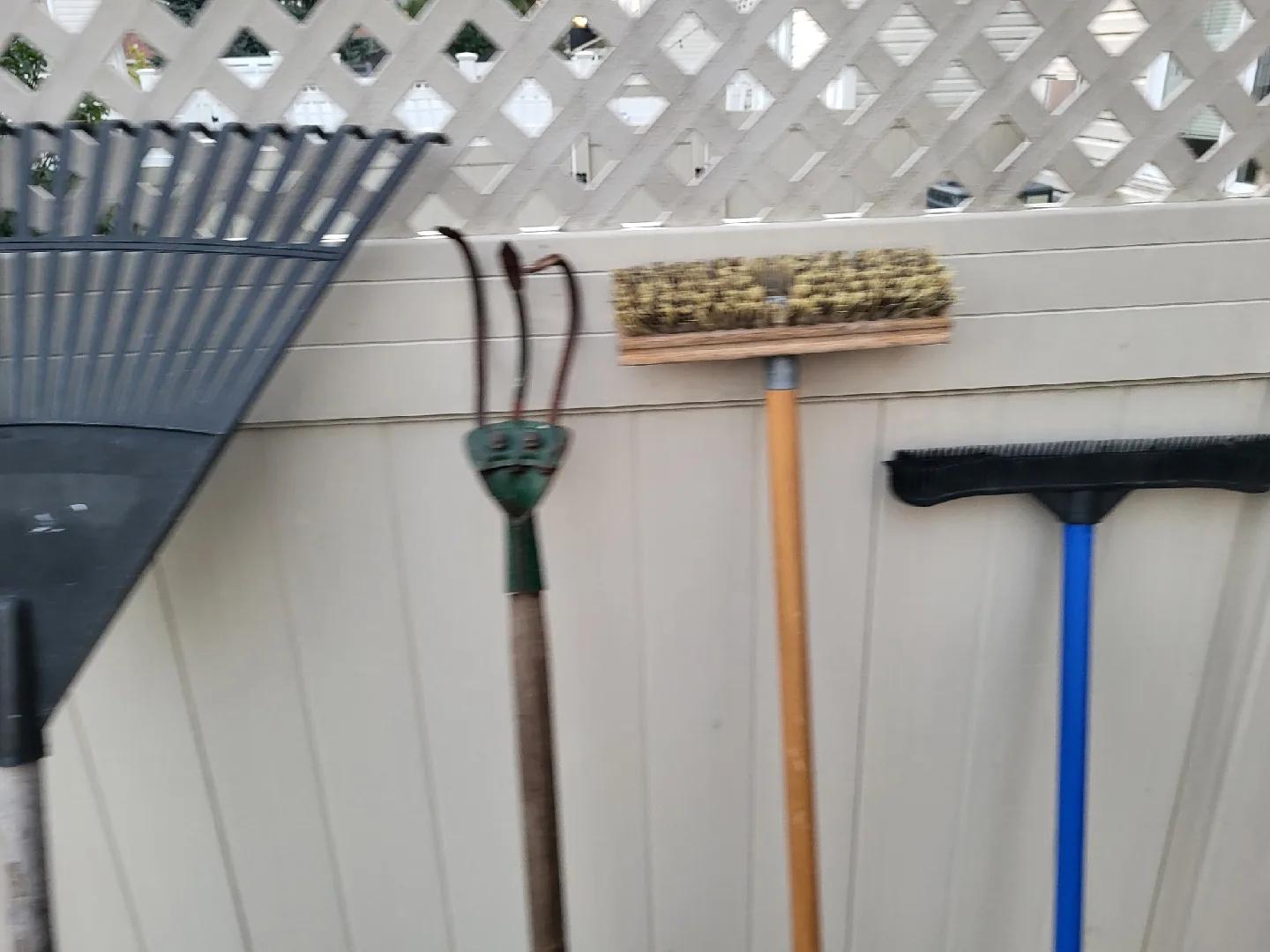 Used Garden Tools - Rake, Hoe, Broom image indicator(3)