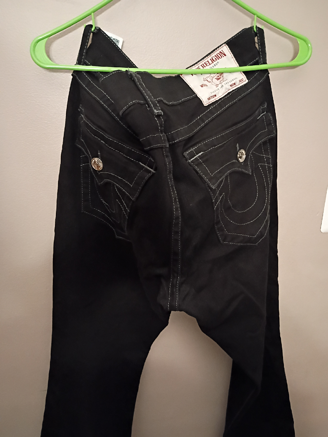True Religion Ricky Relaxed Straight Jeans - Size 36 - photo 3