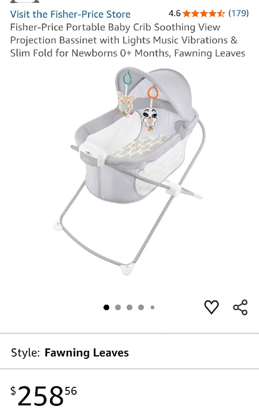 Ingenuity FoldAway Rocking Bassinet - Excellent Condition!