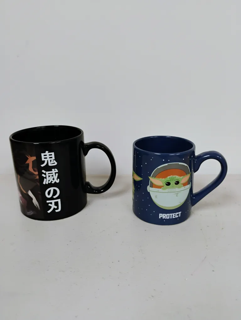 Demon Slayer & Star Wars Baby Yoda Mugs image indicator(3)