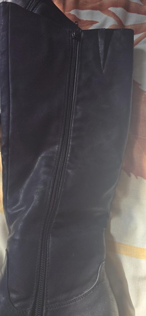 Black Knee High Boots - Size 10 - photo 3