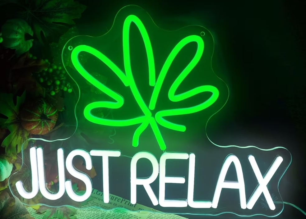 Just Relax Neon Sign