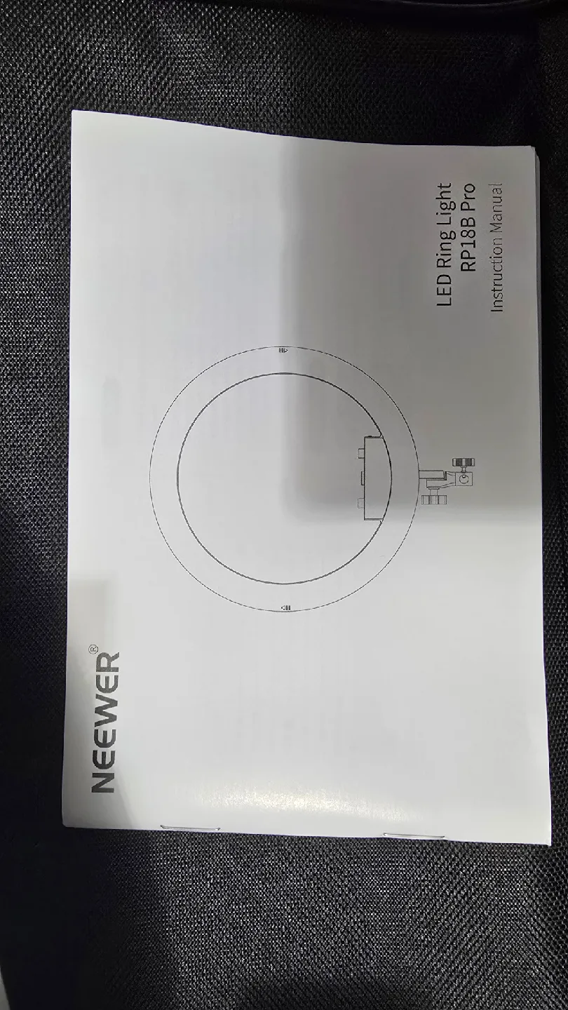Brand New- Neewer RP18B Pro LED Ring Light with Stand & Bag image indicator(6)