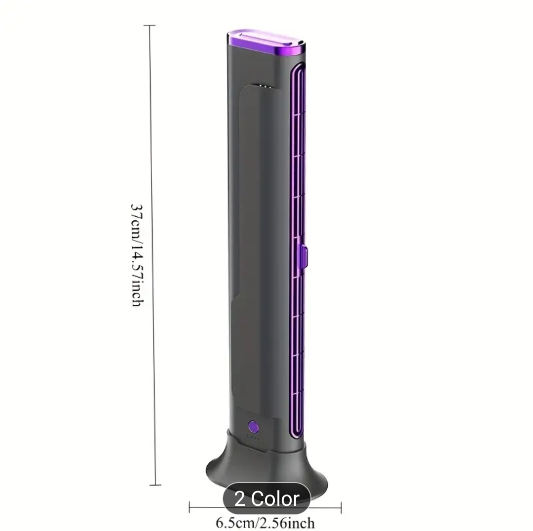 Gray Portable Tower Fan - 14.5 inch