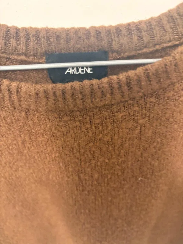 Ardene Brown Tie-Front Sweater image indicator(2)