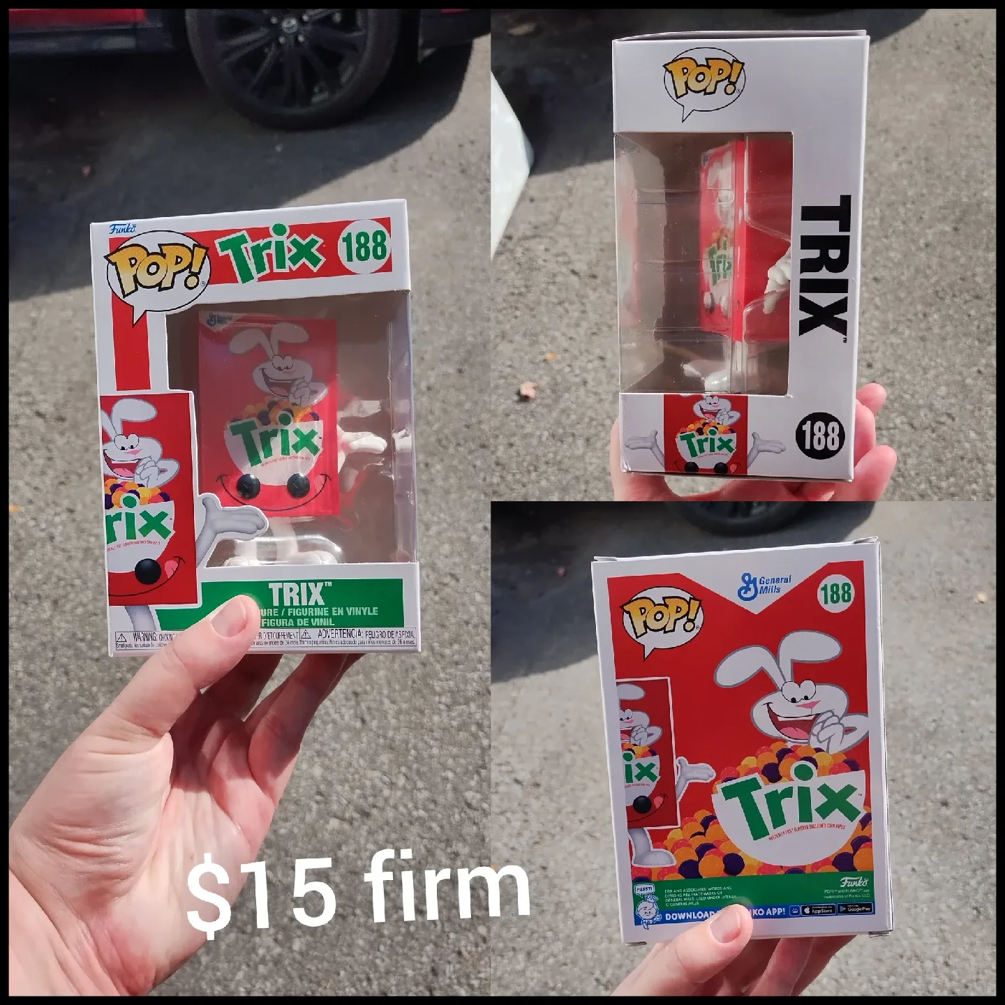 Trix Funko pop  $15 firm