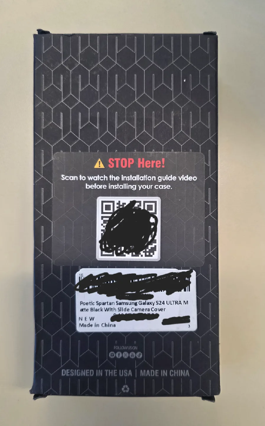 Poetic Spartan Samsung Galaxy S24 Ultra Case Black image indicator(3)