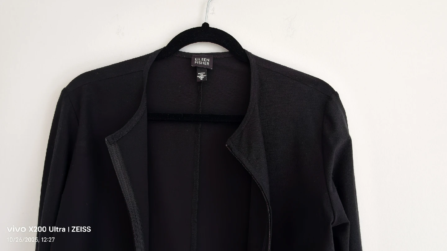 Eileen Fisher Black Jacket - Size M - photo 5