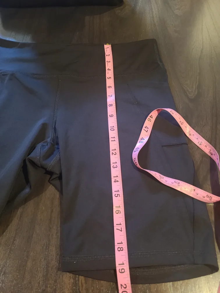 Black Athletic Shorts - Polyester/Elastane Blend image indicator(5)