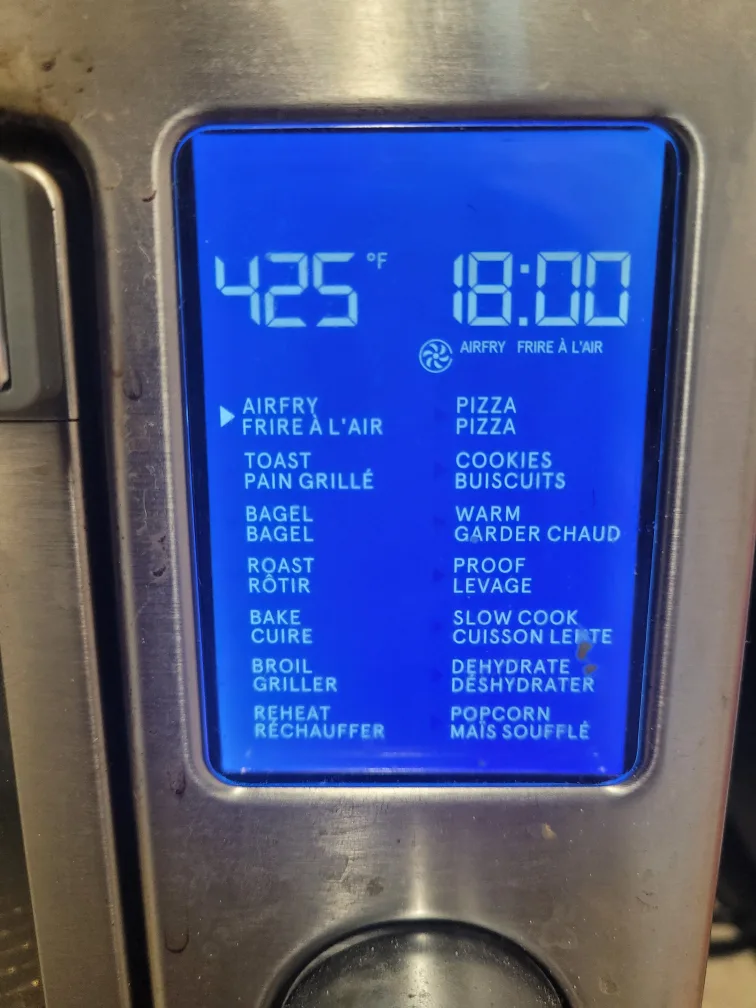 Gourmia Air Fryer Toaster Oven image indicator(2)