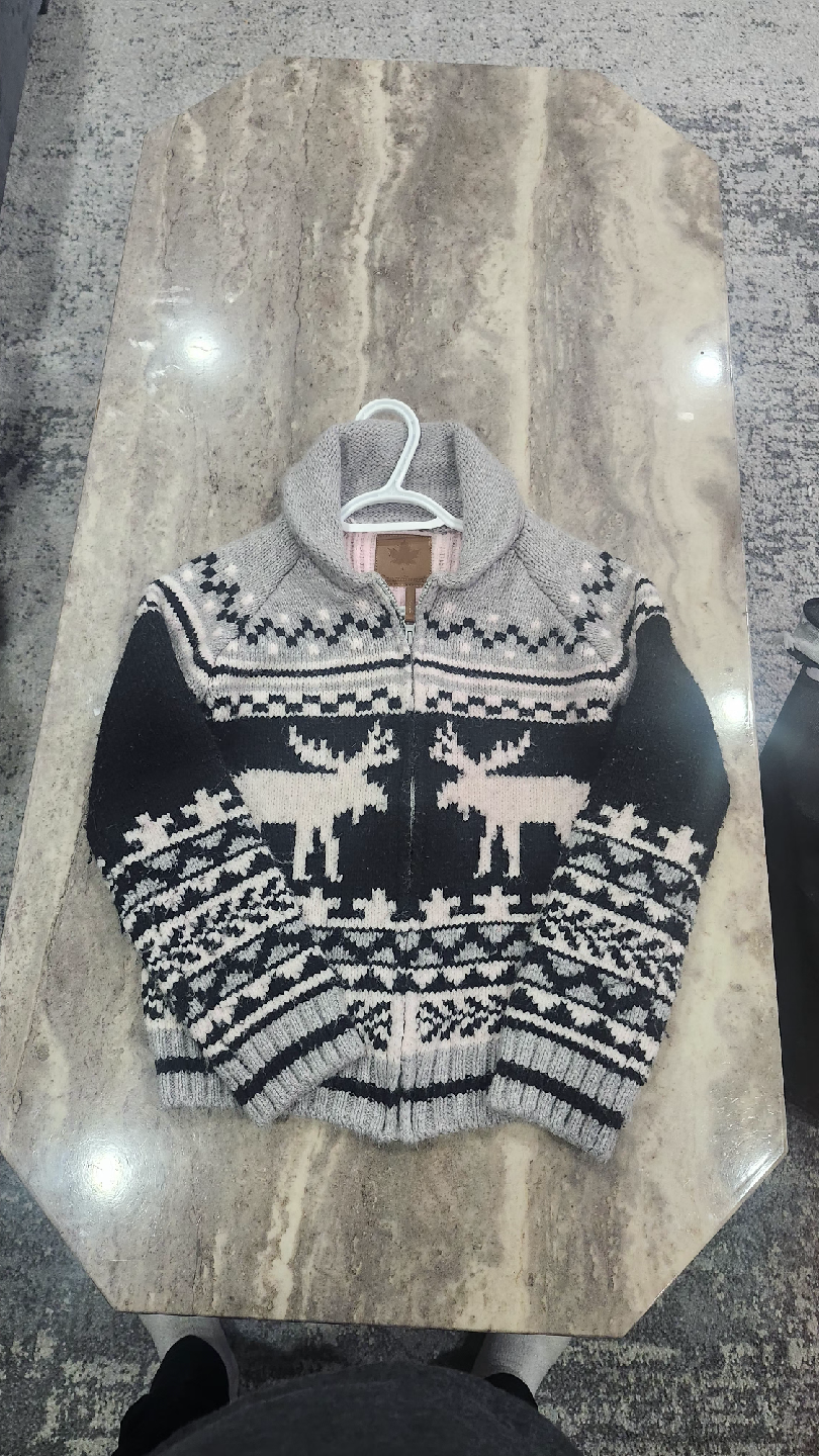 Canadiana Full Zip Sweater Boys-10-12