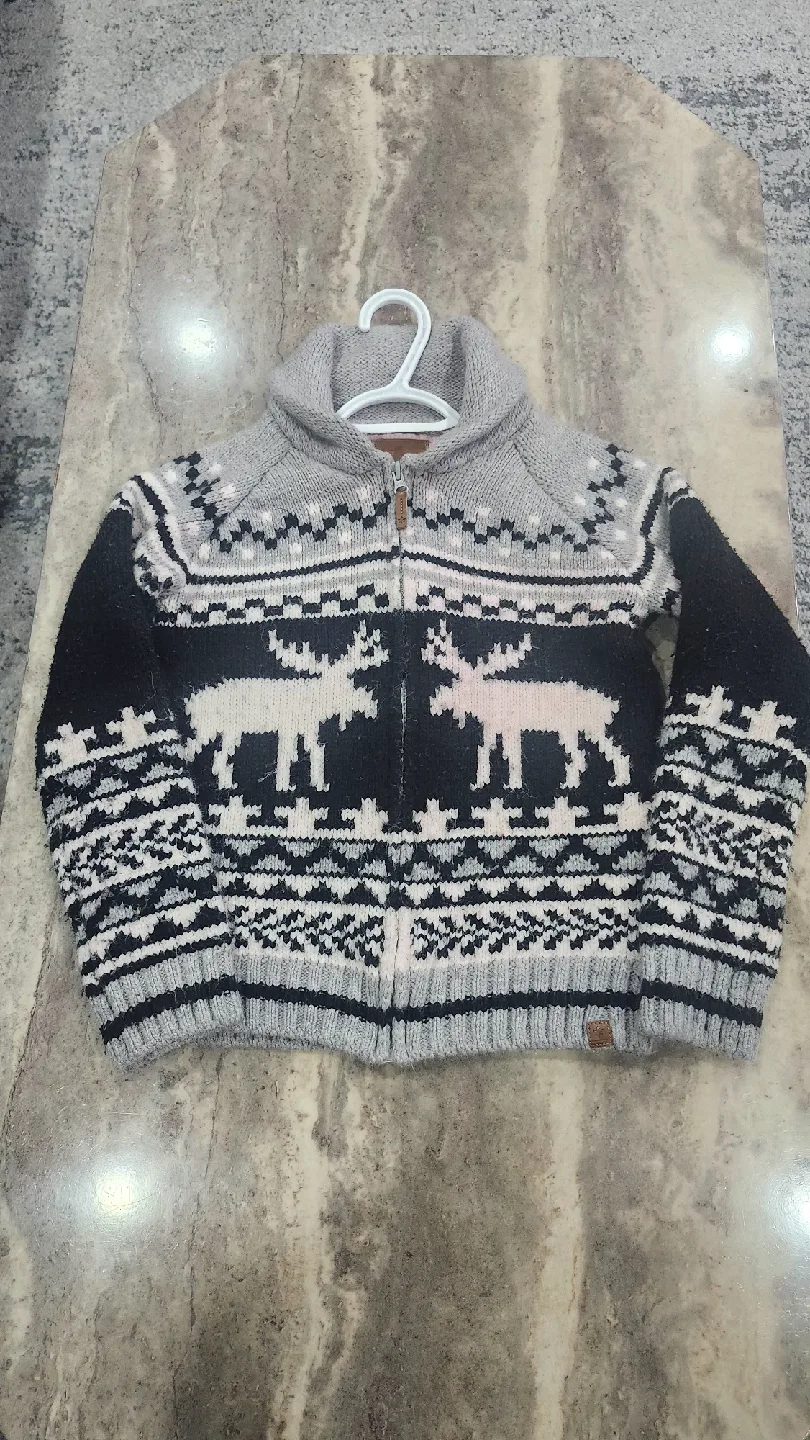 Canadiana Full Zip Sweater Boys-10-12 image indicator(5)