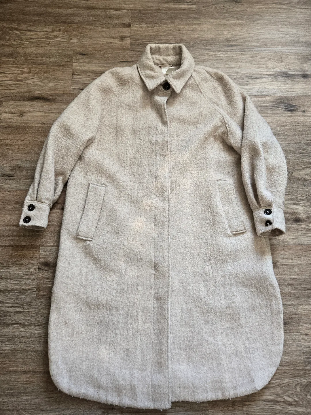 H&M Wool Blend Coat - oversized Size medium thumbnail