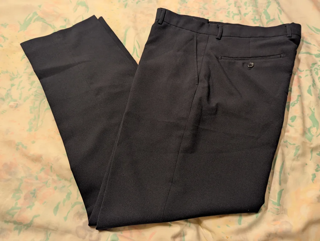 Milestone Navy Blue Dress Pants - W36 L32 thumbnail