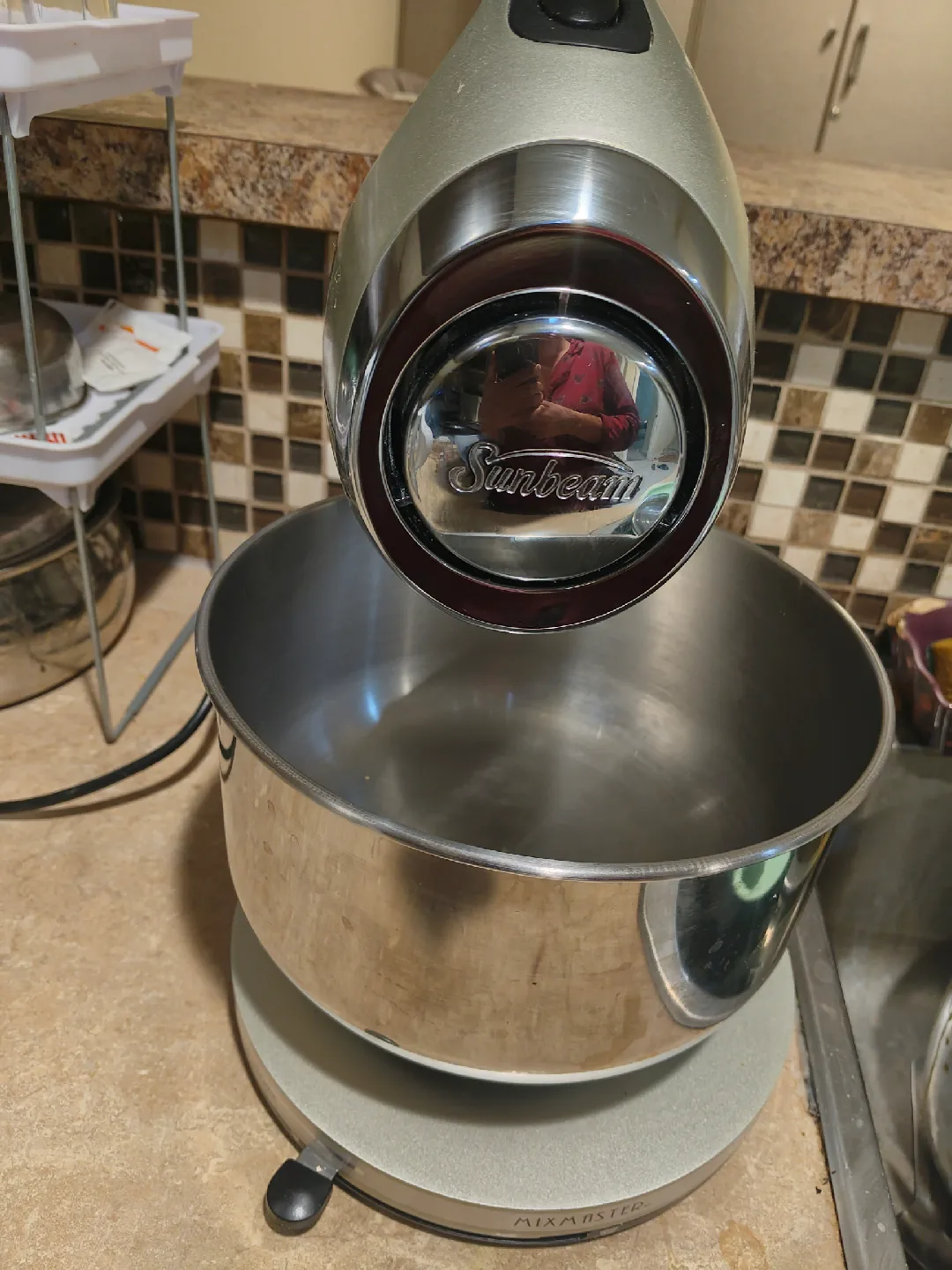 Sunbeam Mixmaster Stand Mixer used once brand new image indicator(4)