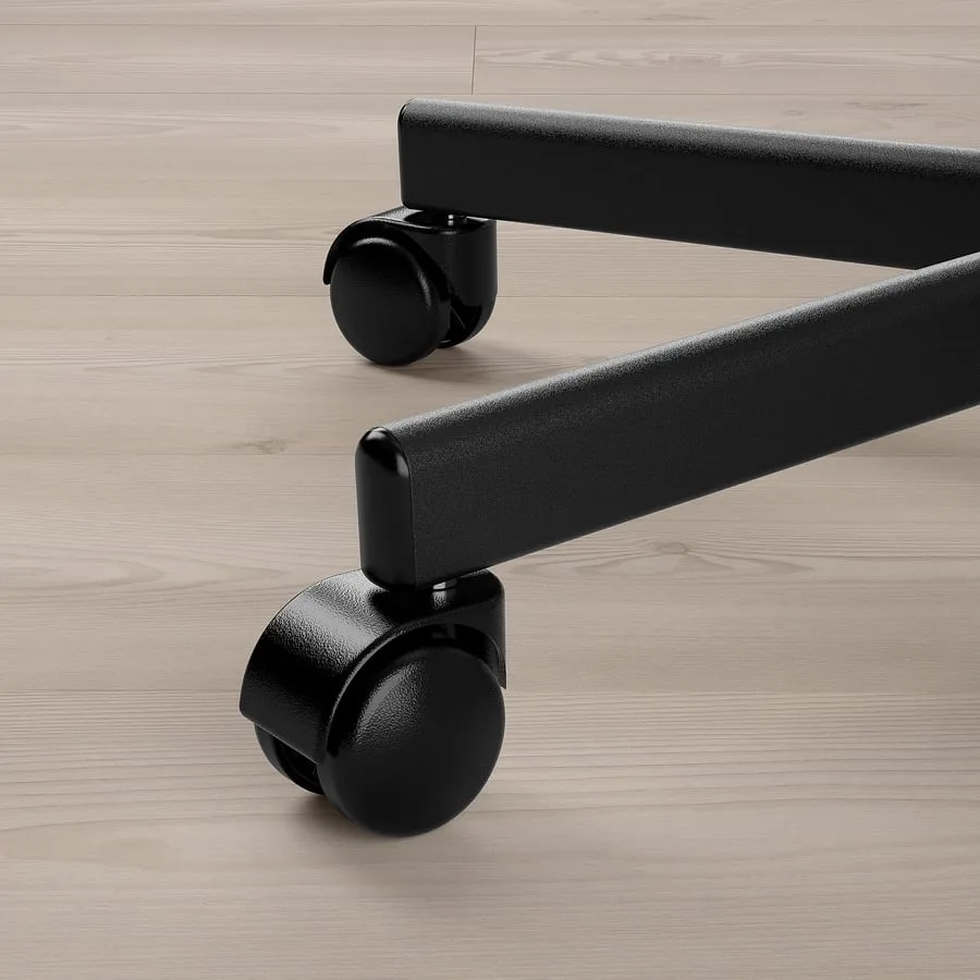 IKEA- LOBERGET / MALSKÄR Swivel chair, white image indicator(3)