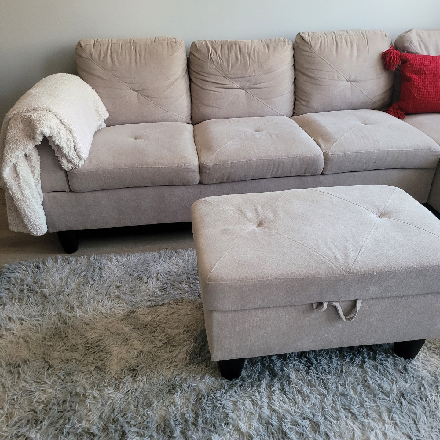 Sectional Sofa with Ottoman - photo 2