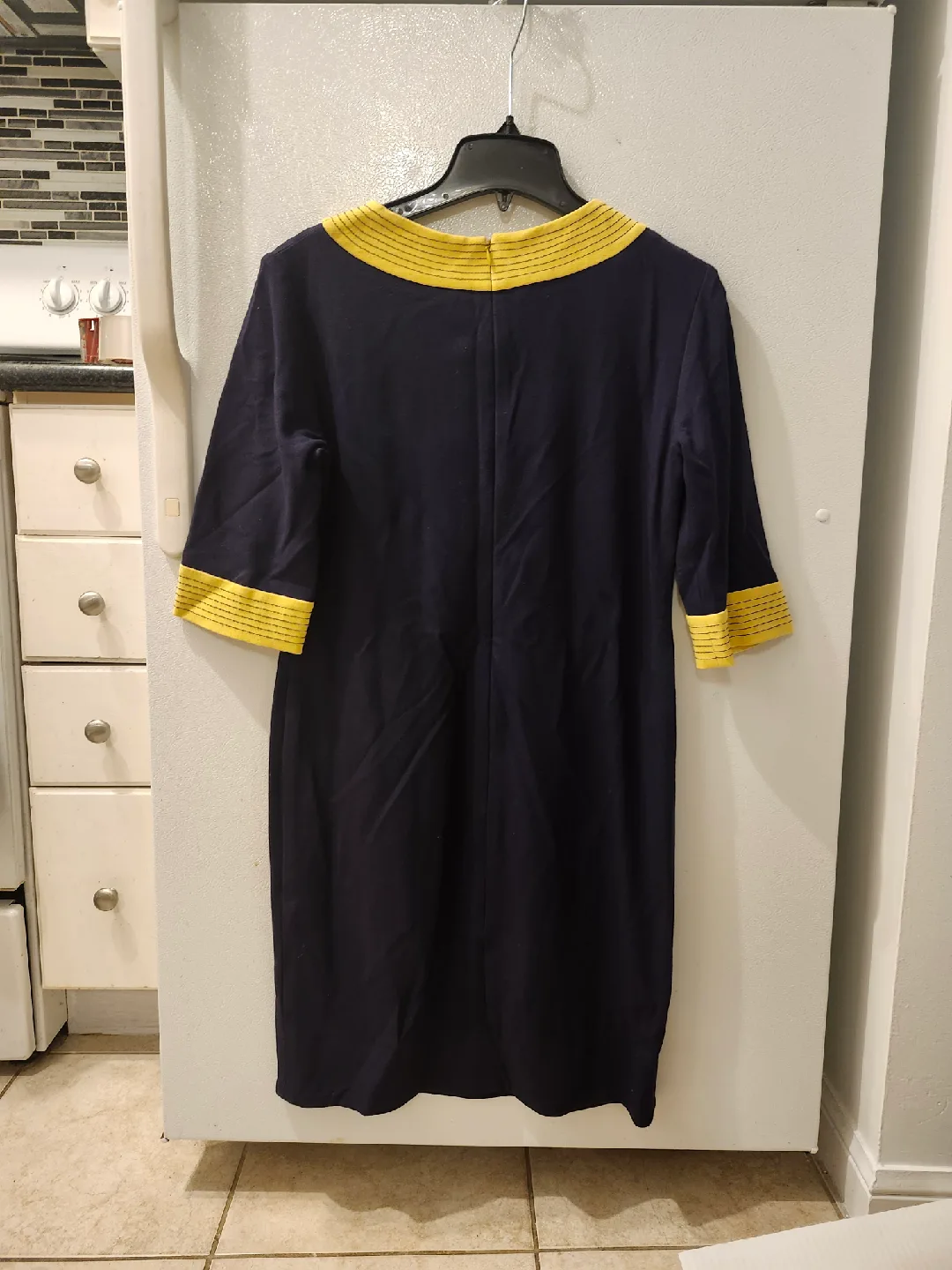 Navy & Yellow Dress - Size 2 image indicator(2)