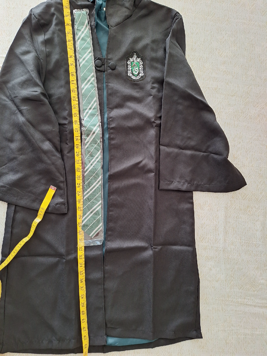 Just like new Harry Potter Slytherin Robe Costume Set - photo 5
