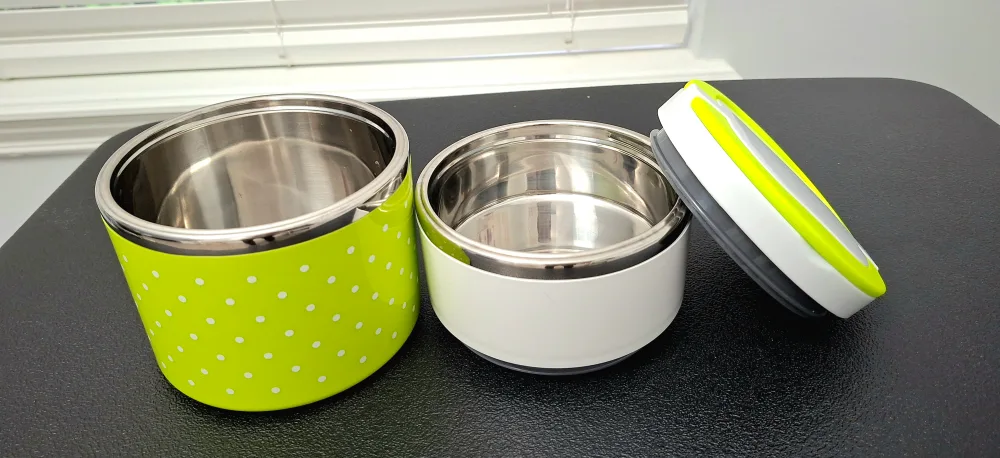 Stackable Stainless Steel Lunch Container image indicator(2)