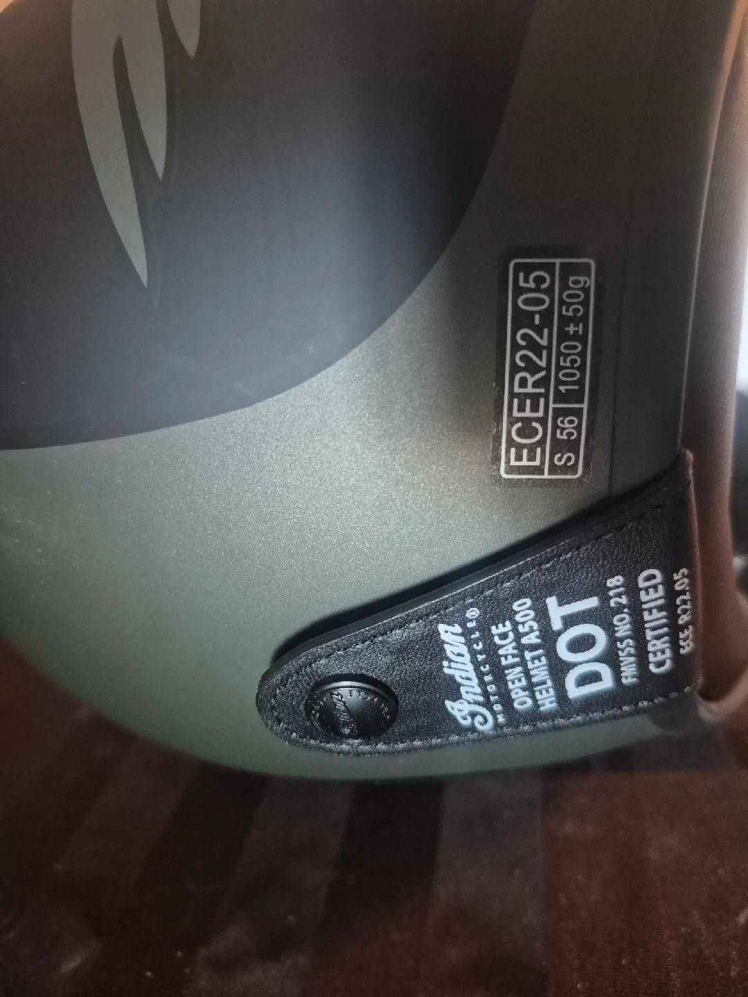 Indian Motorcycle Open Face Helmet - Size Small image indicator(5)