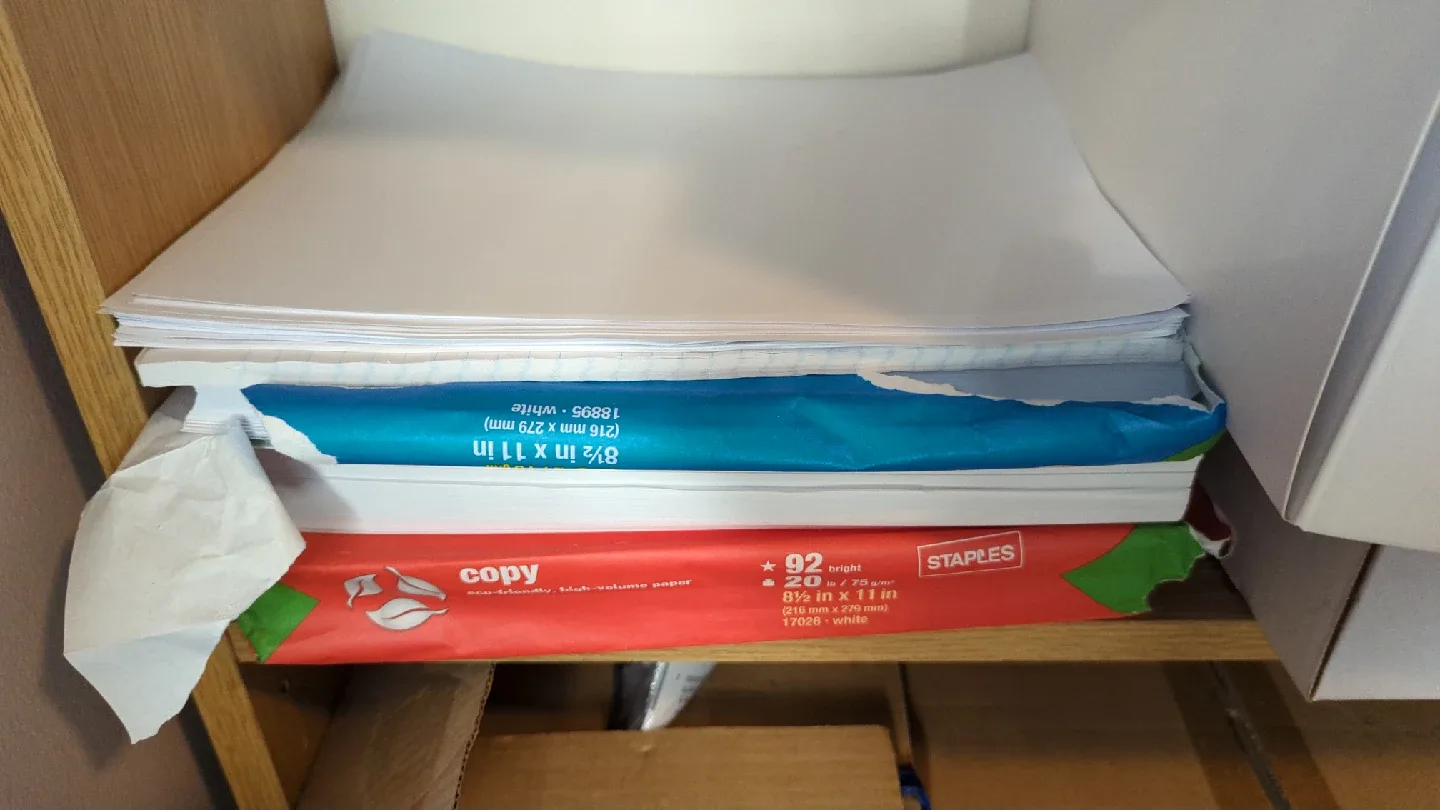 Staples Copy Paper 8.5 x 11