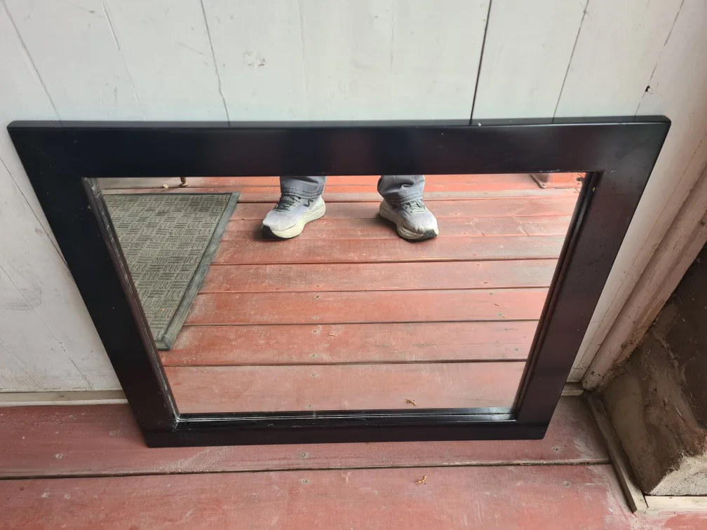 Black Framed Mirror thumbnail