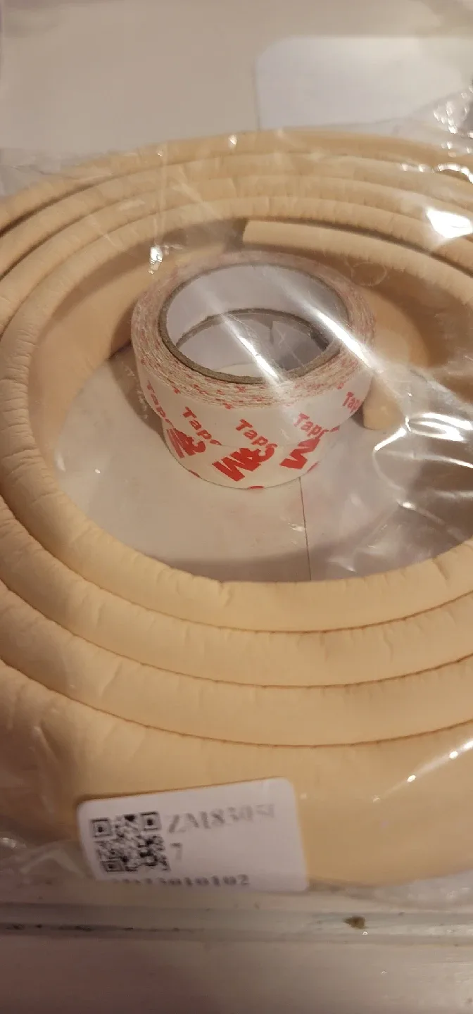 Beige Baby Safety Bumper Strip with Tape thumbnail