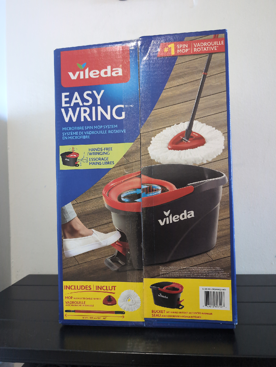 Vileda Easy Wring Microfibre Spin Mop System - NEW