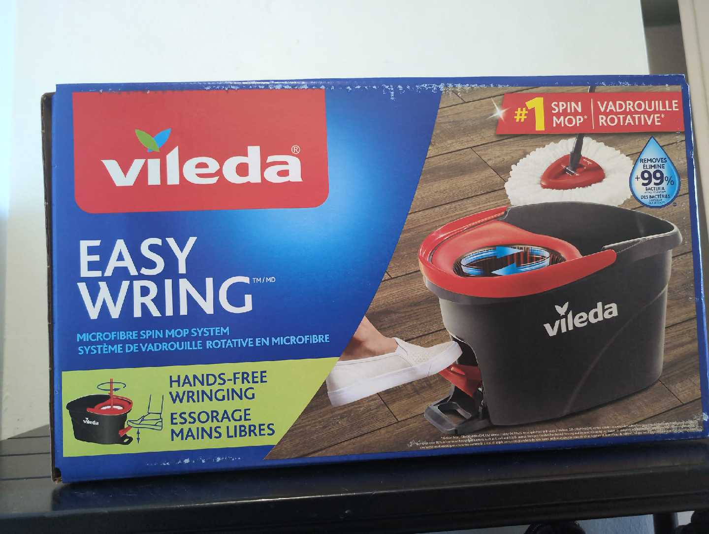 Vileda Easy Wring Microfibre Spin Mop System - NEW - photo 2