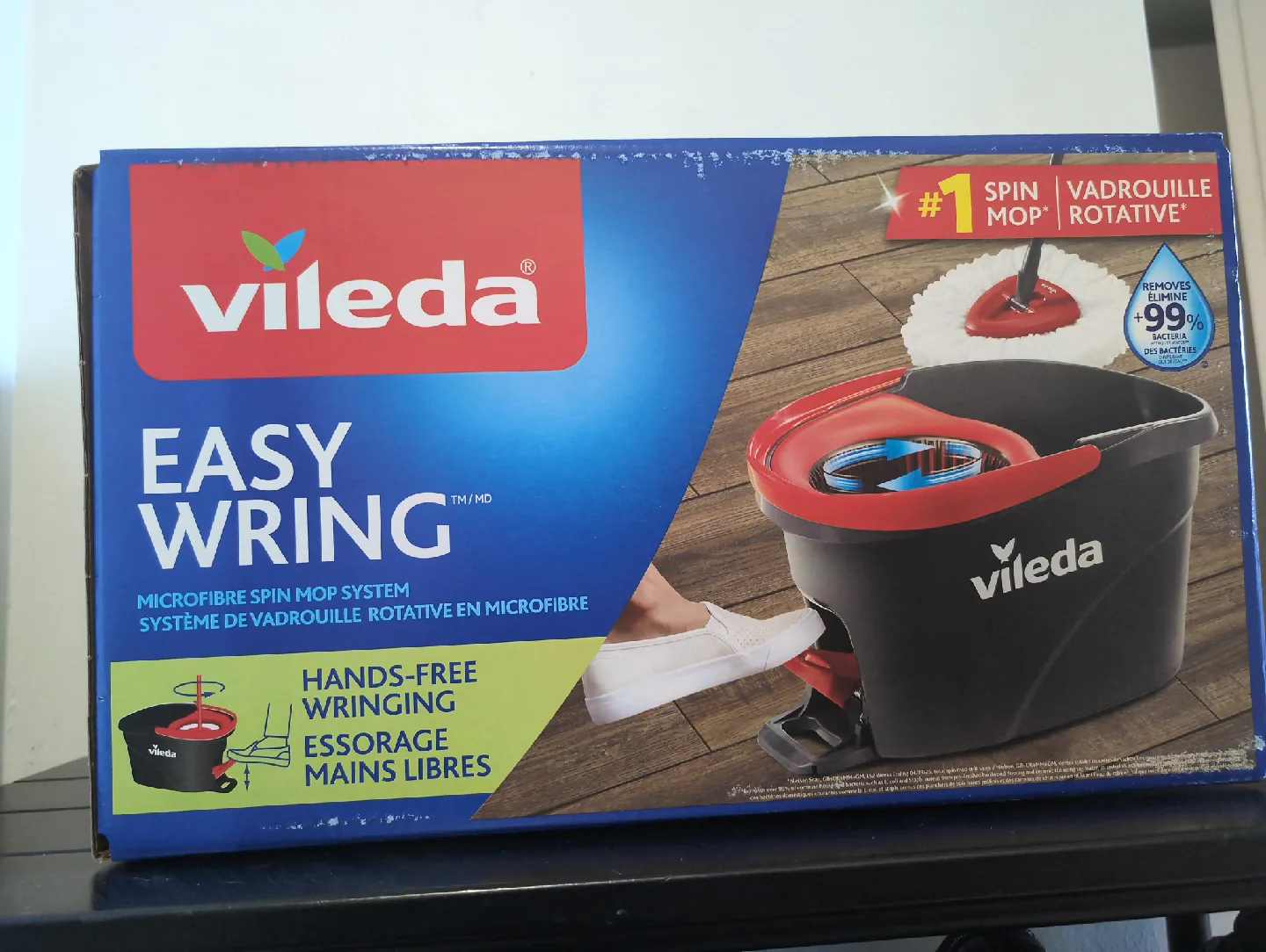 Vileda Easy Wring Microfibre Spin Mop System - NEW image indicator(2)