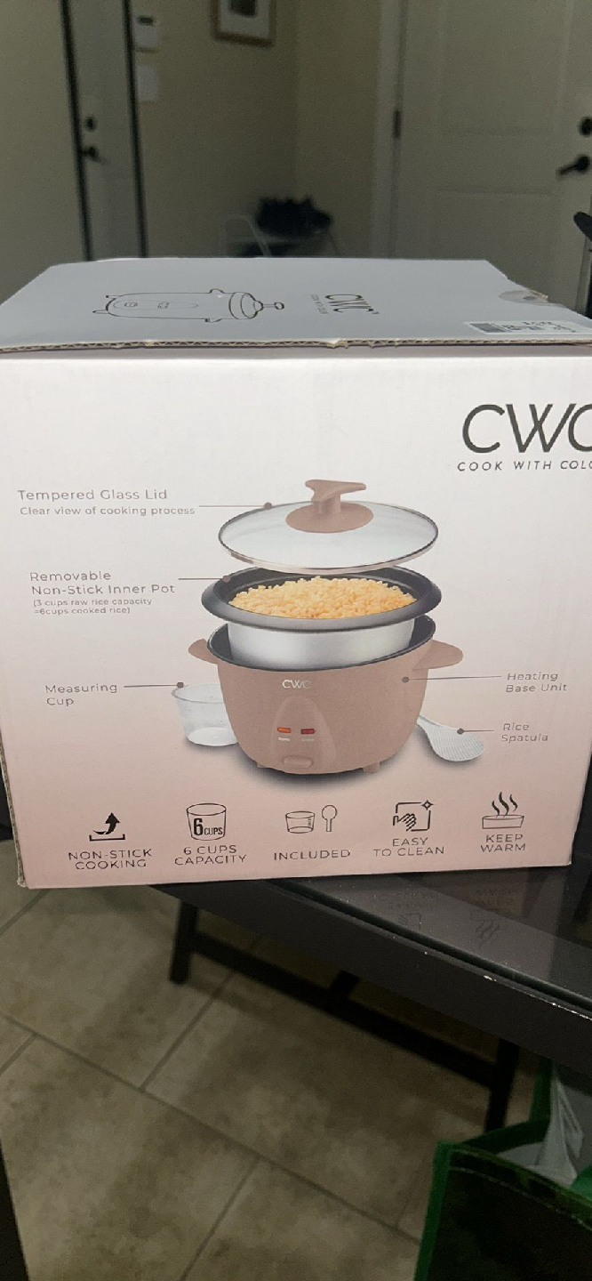 New CWC Rice Cooker - 6 Cups Capacity - photo 2