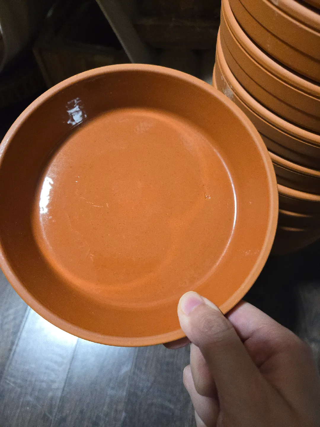 6" Terracotta Clay Pot + 5.5" Glazed Saucers Bundle ( 11 sets) image indicator(3)