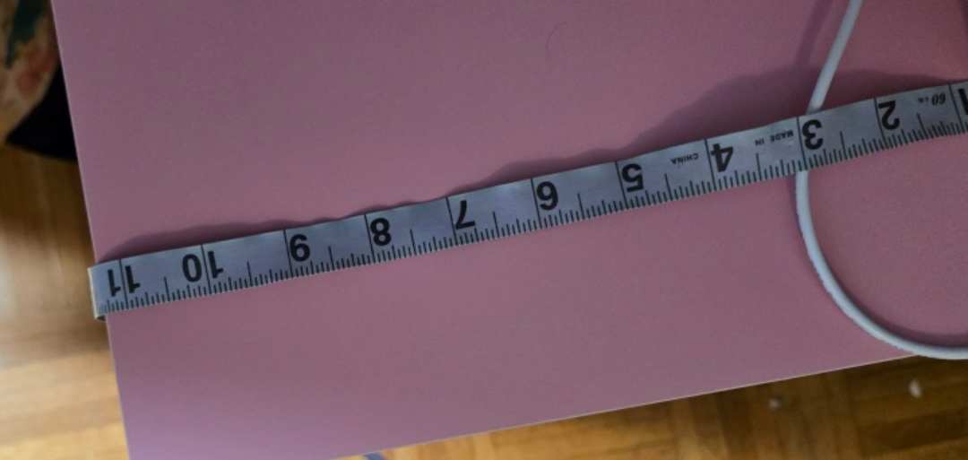 BRAND NEW BOLUO Pink Nightstand with Charging Station - photo 4