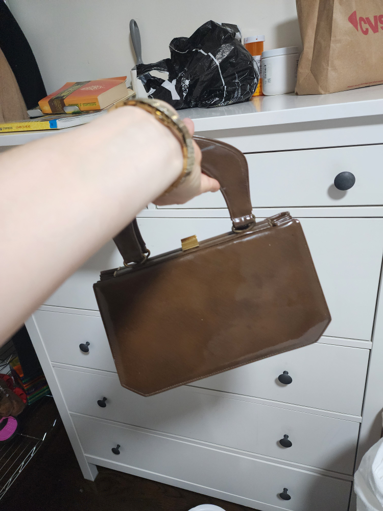 Vintage Susan Gail Leather handbag,good condition and beautiful - photo 5