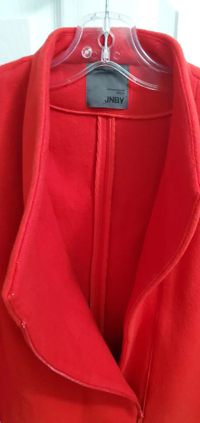 JNBY Red Wool Blend Jacket Size 165/98A image indicator(2)