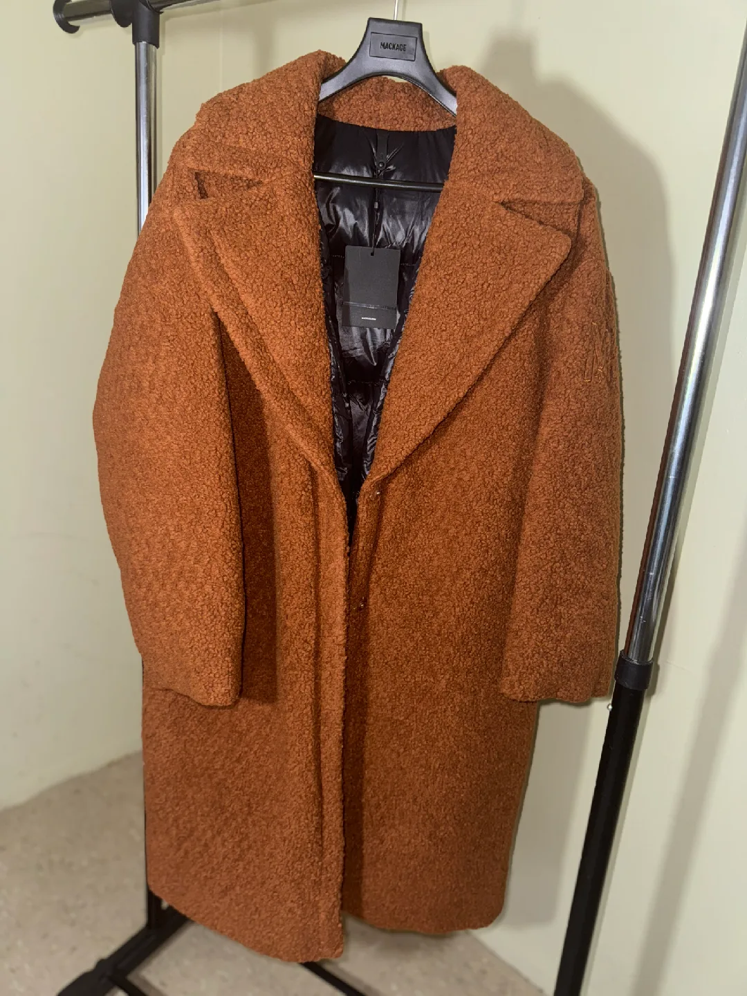 Mackage Brown Wool Blend Coat image indicator(4)