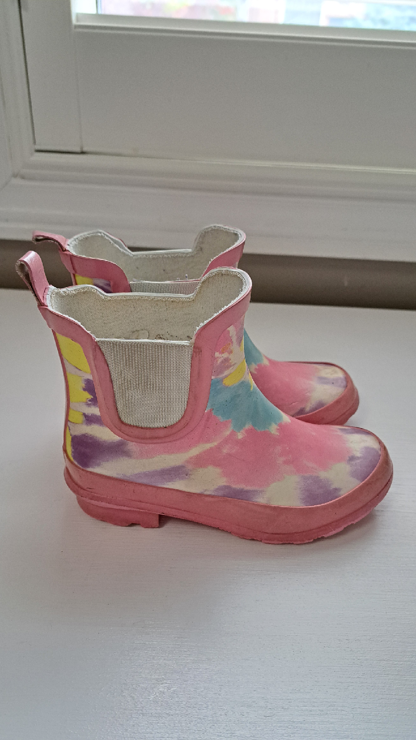 George Kids 12c Pink Tie-Dye Rain Boots - photo 2